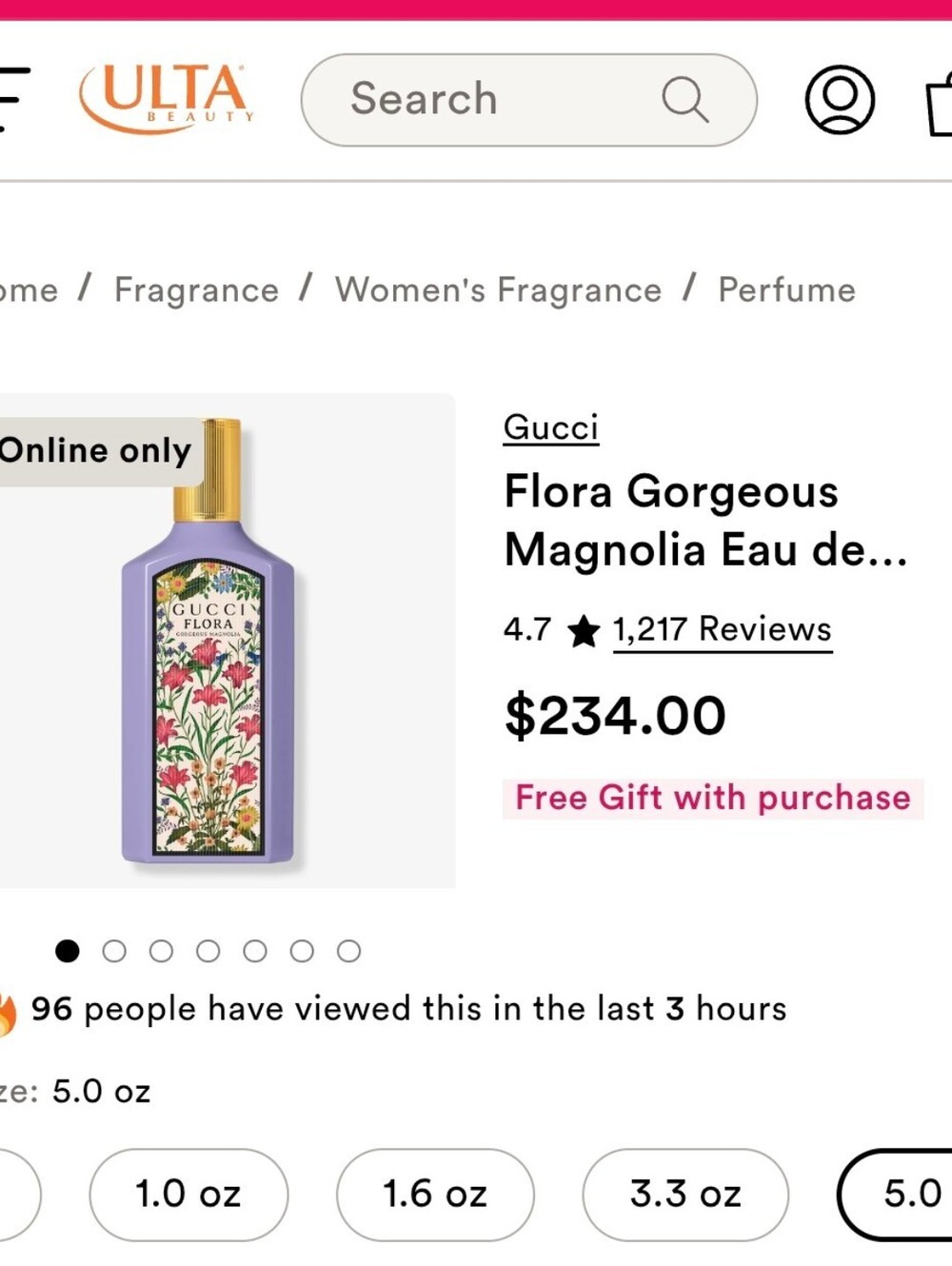 Gucci Flora Gorgeous Magnolia